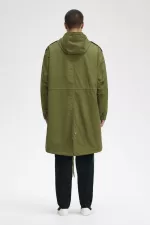 Fred Perry Faux Fur Lined Men’s Parka Parka Green | UFOHL1593