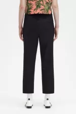 Fred Perry High Waist Women’s Pants Black | LCRNO4583