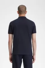 Fred Perry M3 Men’s Shirt Navy Aqua | ZBVHQ2435