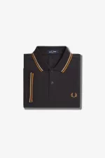 Fred Perry M3600 Men’s Shirt Anchor Grey Green Dark Coffee | OGJYD9841