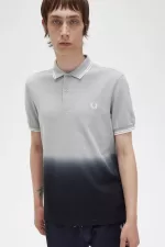 Fred Perry Ombre Men’s Shirt Grey | WBVCU6215