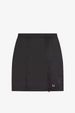 Fred Perry Zip Detail Women’s Skirts Black | NWVRE1509